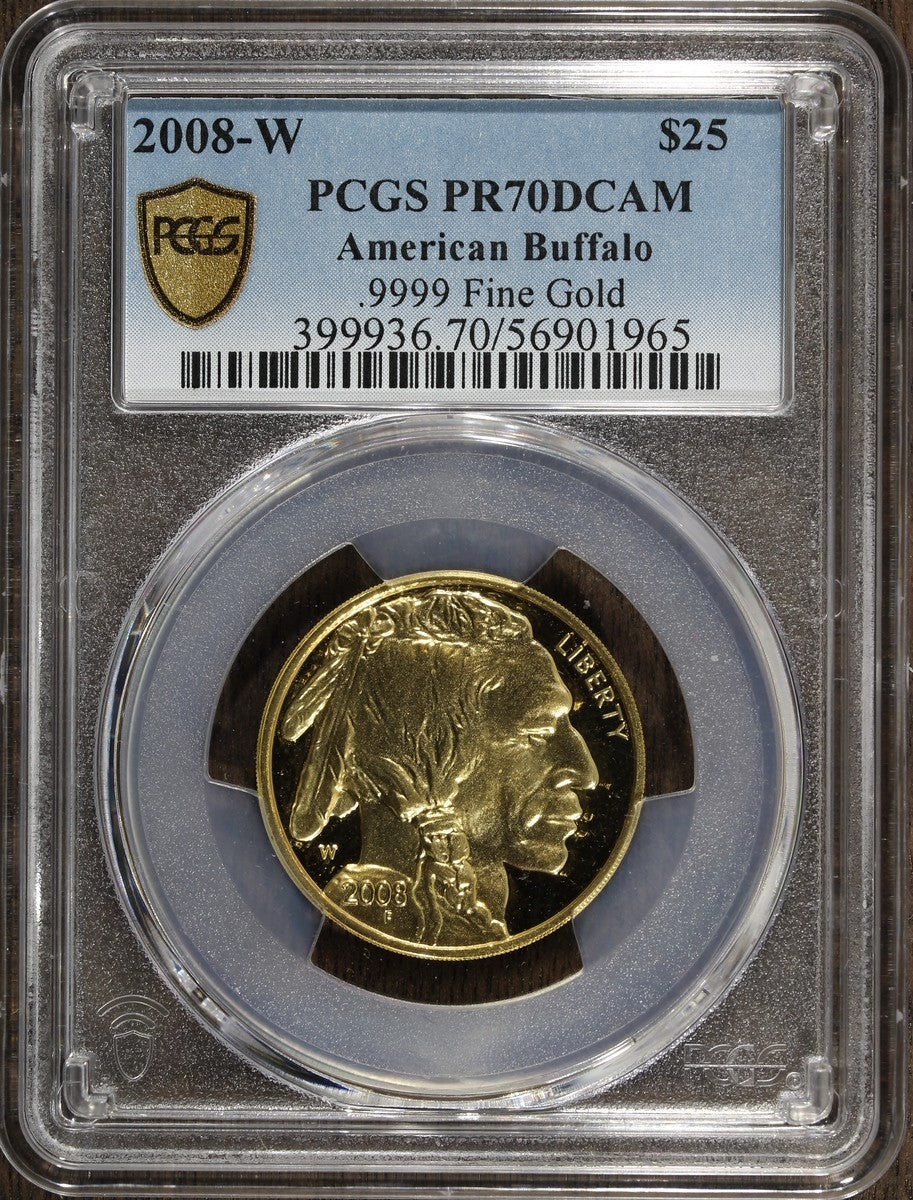 2008-W (PR70) 4 Coin Proof Gold Buffalo Set PCGS - 1, 1/2, 1/4, 1/10 oz