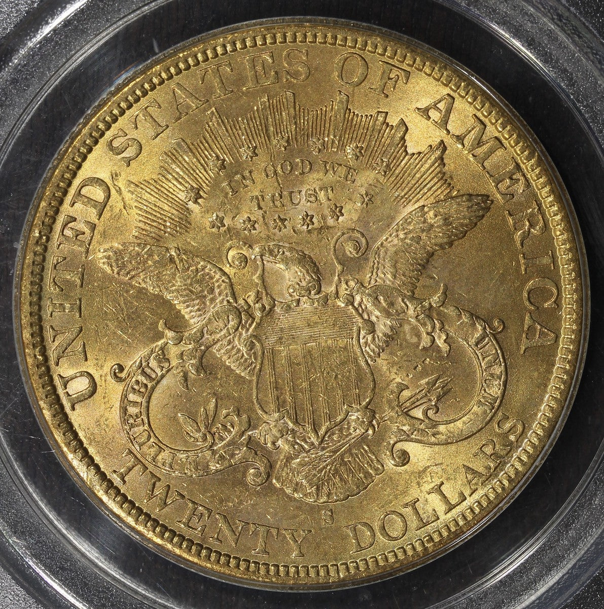 1877-S (MS61) Liberty Head Gold Double Eagle $20 PCGS