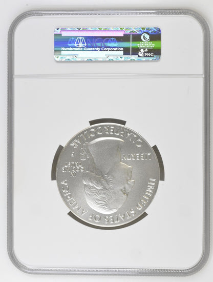 2012-P (SP70) America The Beautiful ATB 5 oz Silver Acadia National Park 25C NGC