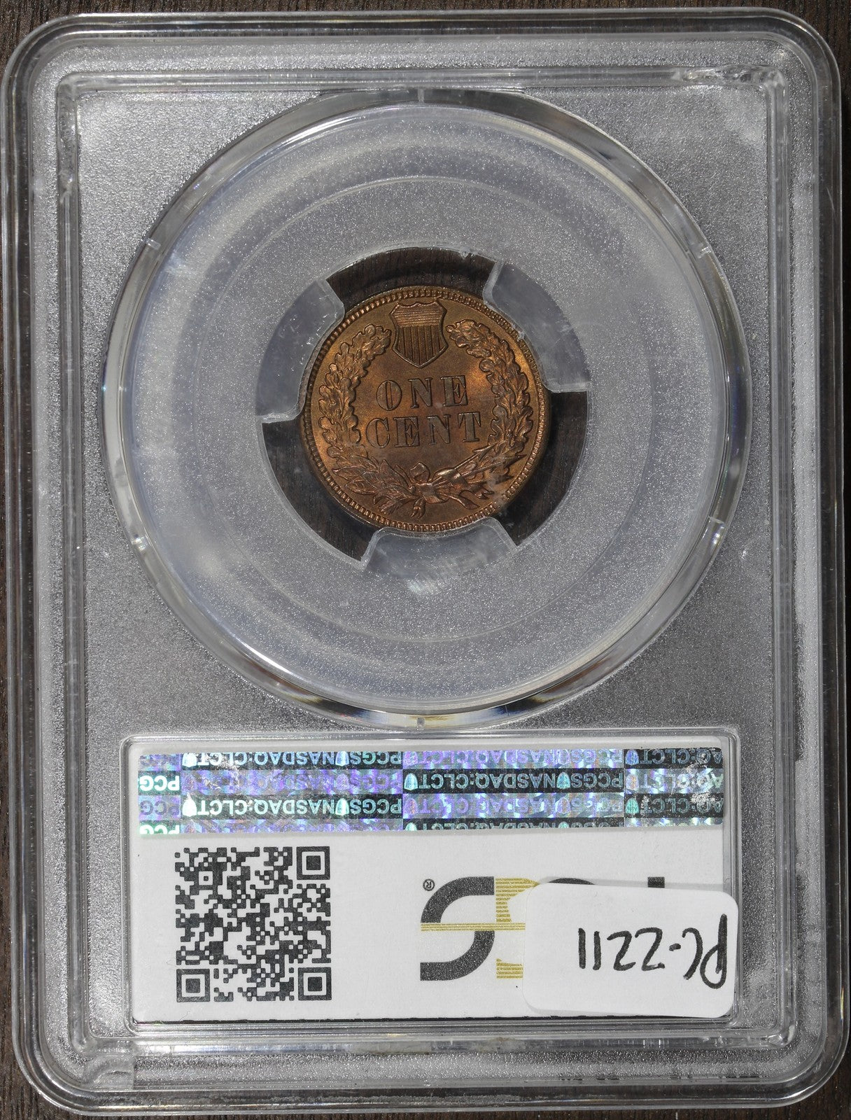 1882 (MS65 RD) Indian Head Cent 1C IHC PCGS