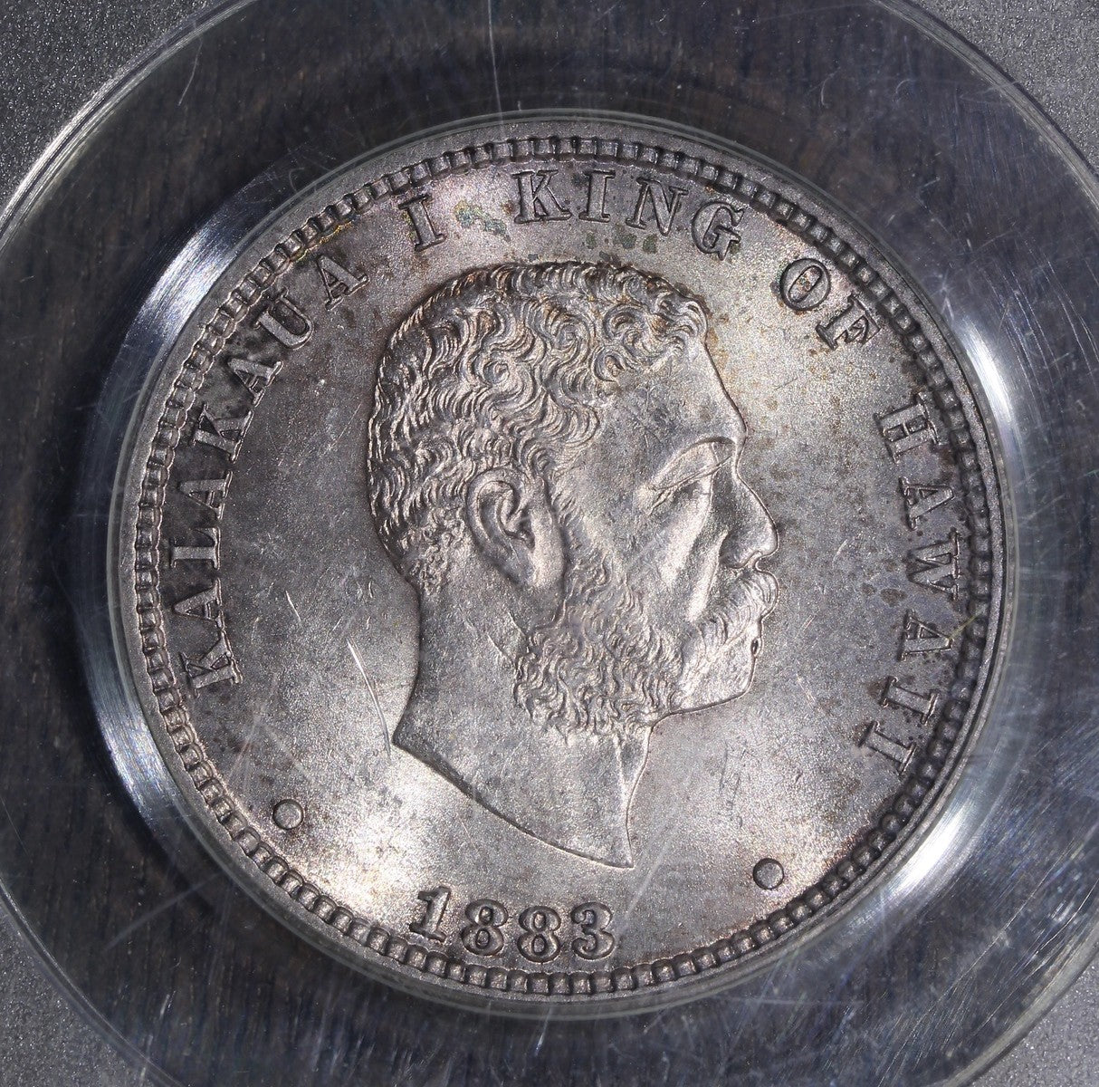 1883 (MS63) Hawaii Quarter 25C PCGS OGH - One Year Type!