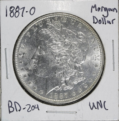 1887-O Morgan Silver Dollar $1 BU Uncirculated - Better Date