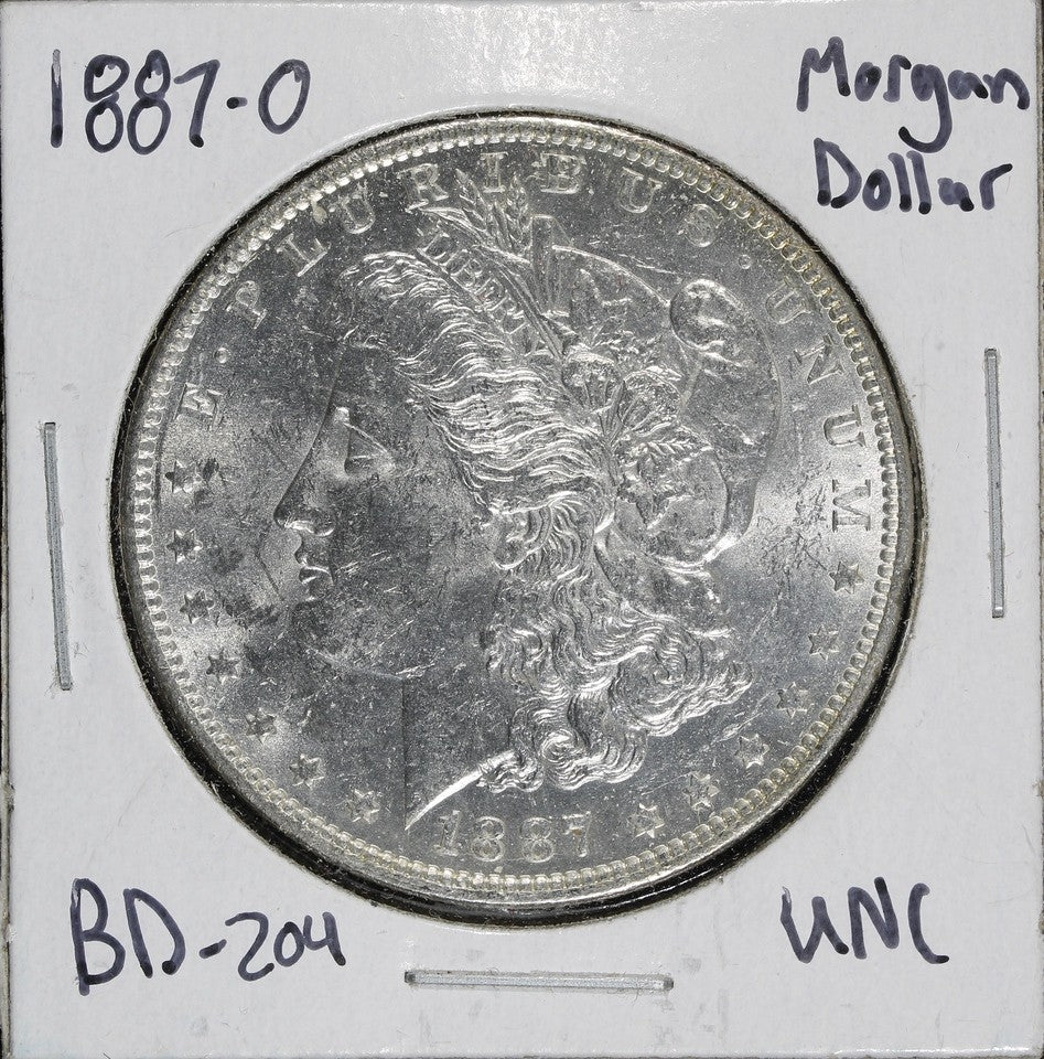 1887-O Morgan Silver Dollar $1 BU Uncirculated - Better Date