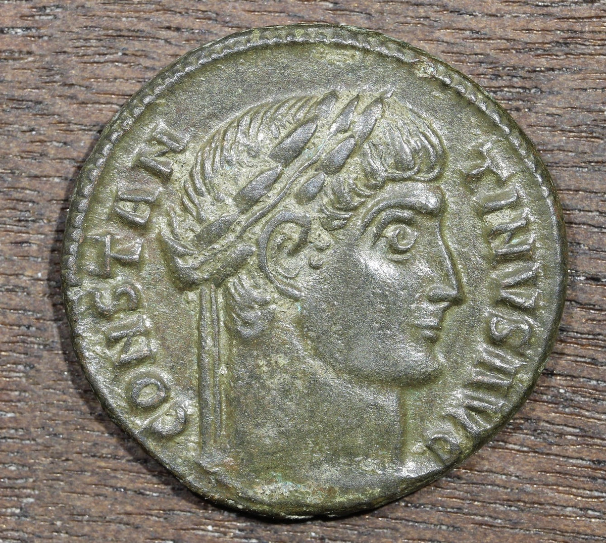 Constantine the Great Roman Empire Follis 307-337 Wreath Reverse 2