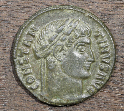 Constantine the Great Roman Empire Follis 307-337 Wreath Reverse 2