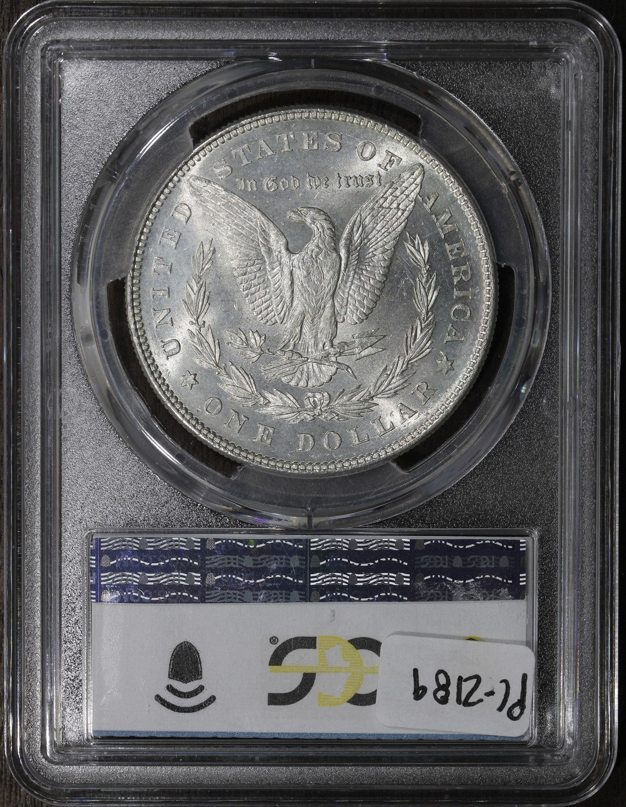 1878 7TF (MS63) Morgan Silver Dollar $1 PCGS - 7 Tailfeather