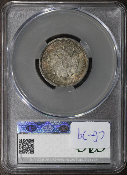 1877-CC (MS63 CAC) Seated Liberty Quarter 25C CACG - Carson City