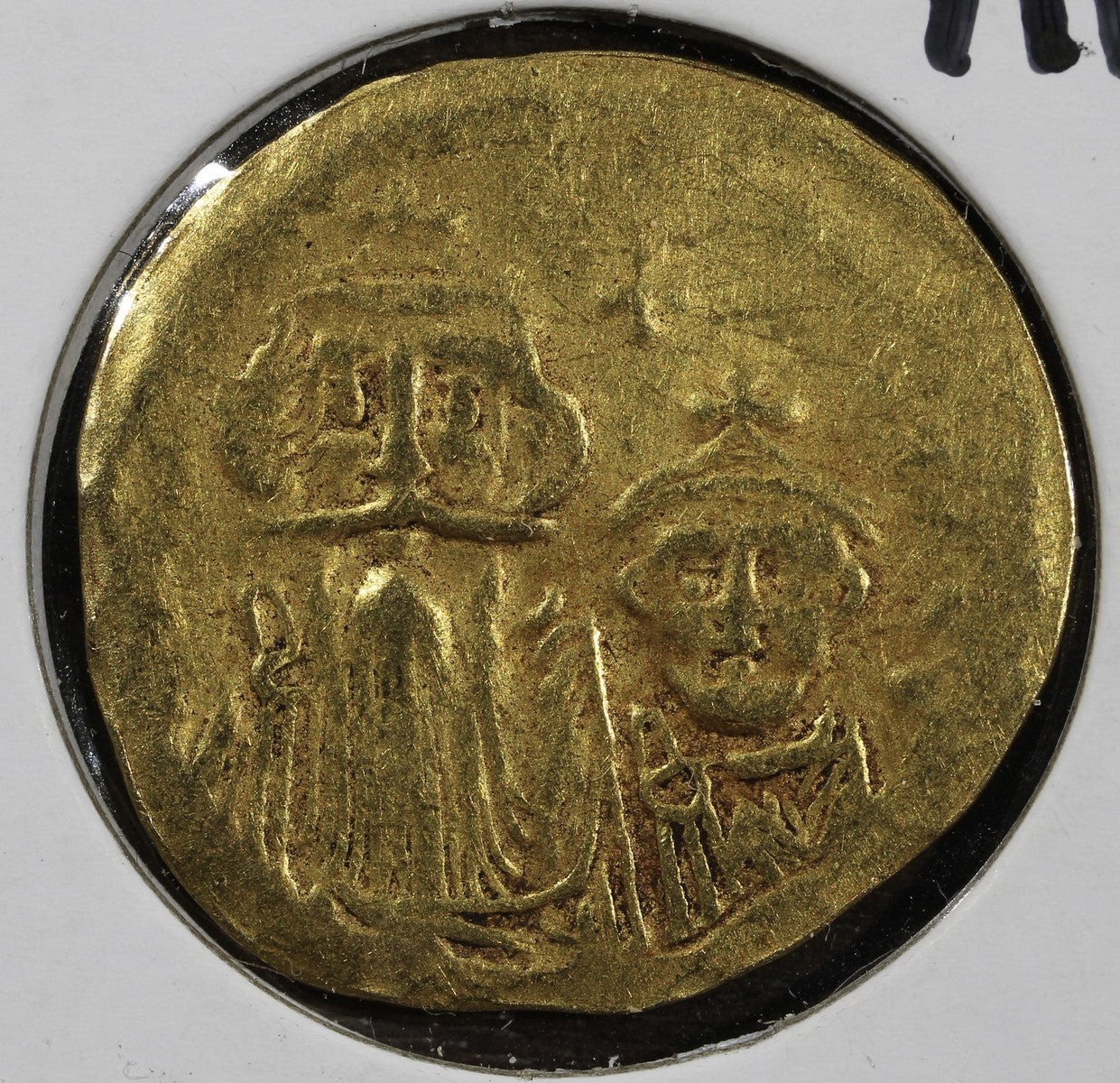 Byzantine Empire Heraclius + Constantine AV Gold Solidus - 4.16g