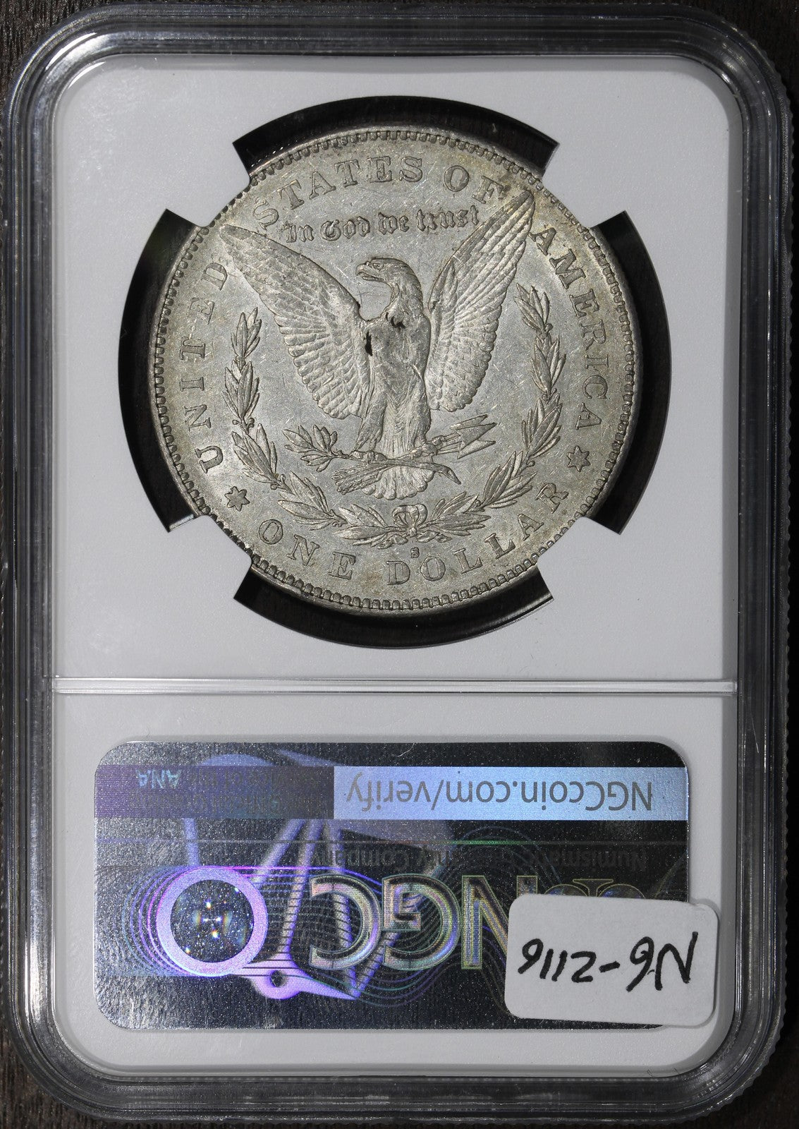 1879-S Rev 78 (AU53) Morgan Silver Dollar $1 NGC - Reverse of 1878