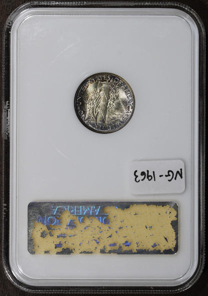 1931-D (MS65FB CAC) Merucy Dime 10C NGC - Better Date