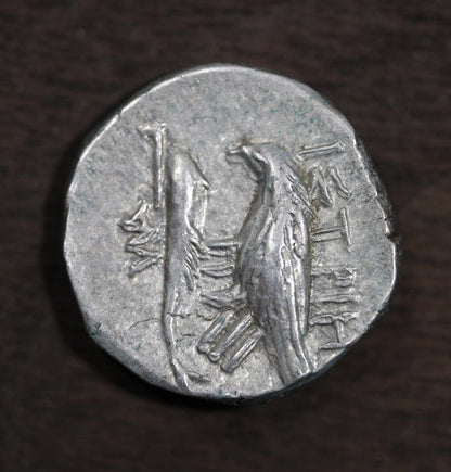 Thrace, Moesia, Istros Silver AR Drachm 2 Heads 4th Century B.C - 5.72g ~18mm