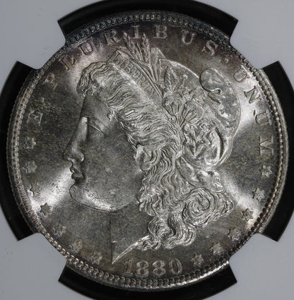 1880-S (MS67+) Morgan Silver Dollar $1 NGC - Stunning Reverse