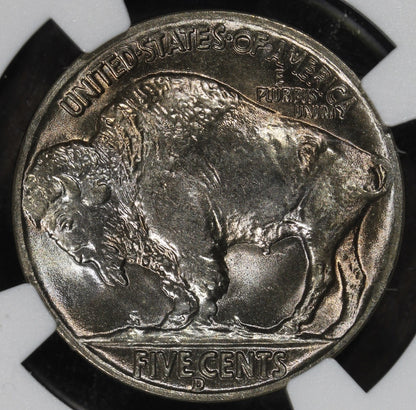 1938-D (MS67+ CAC) Buffalo Nickel 5C NGC - Great Toning, Plus Grade