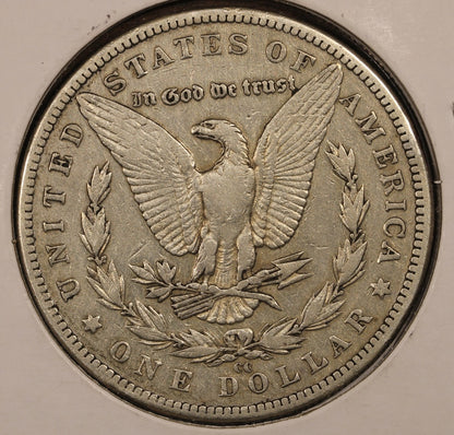 1889-CC Morgan Silver Dollar $1 XF - Nicer Key Date Coin!