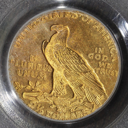 1927 (MS61) Indian Head Gold Quarter Eagle $2.50 PCGS OGH - Toned Gold