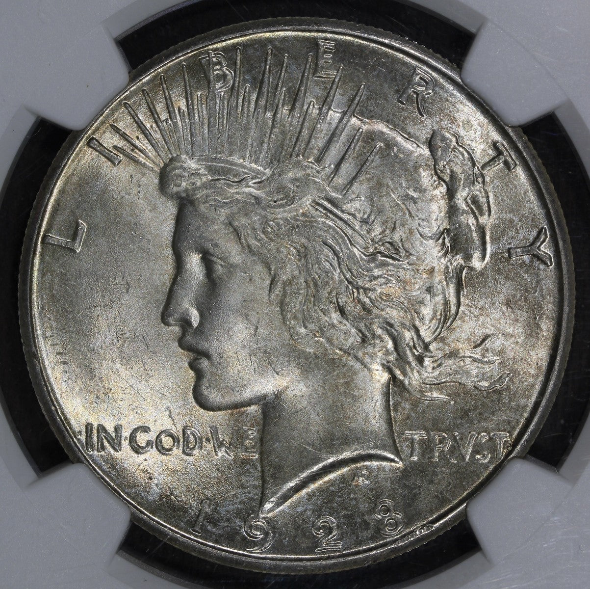 1928-S (MS64+ CAC) Peace Dollar $1 NGC - KEY Date, PLUS Grade