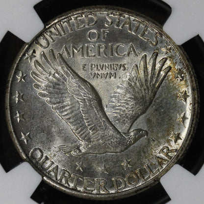 1924-D (MS66+ PLUS CAC) Standing Liberty Quarter 25C SLQ NGC