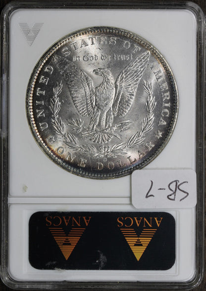 1899-O (MS65) Morgan Silver Dollar $1 ANACS Soapbox - Old Holder Gem