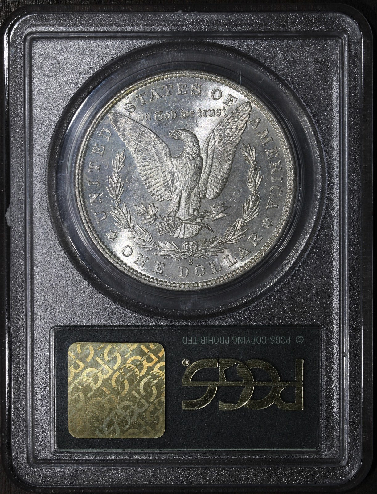 1881-S (MS64) Morgan Silver Dollar $1 PCGS OGH - Colorful Toning