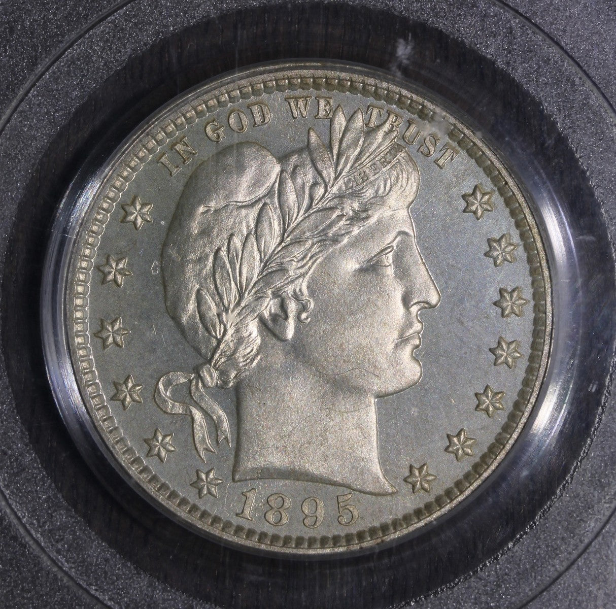 1895 (PR64) Proof Barber Quarter 25C PCGS OGH - Slightly Cameo