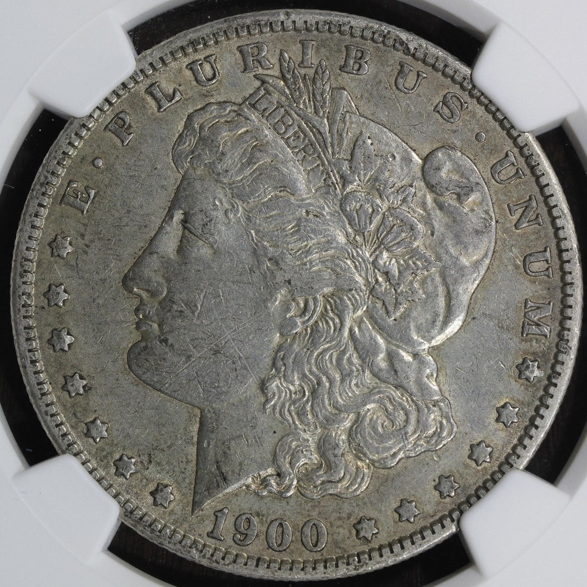 1900-O/CC (XF40 CAC) Morgan Silver Dollar $1 NGC - O Over CC Variety