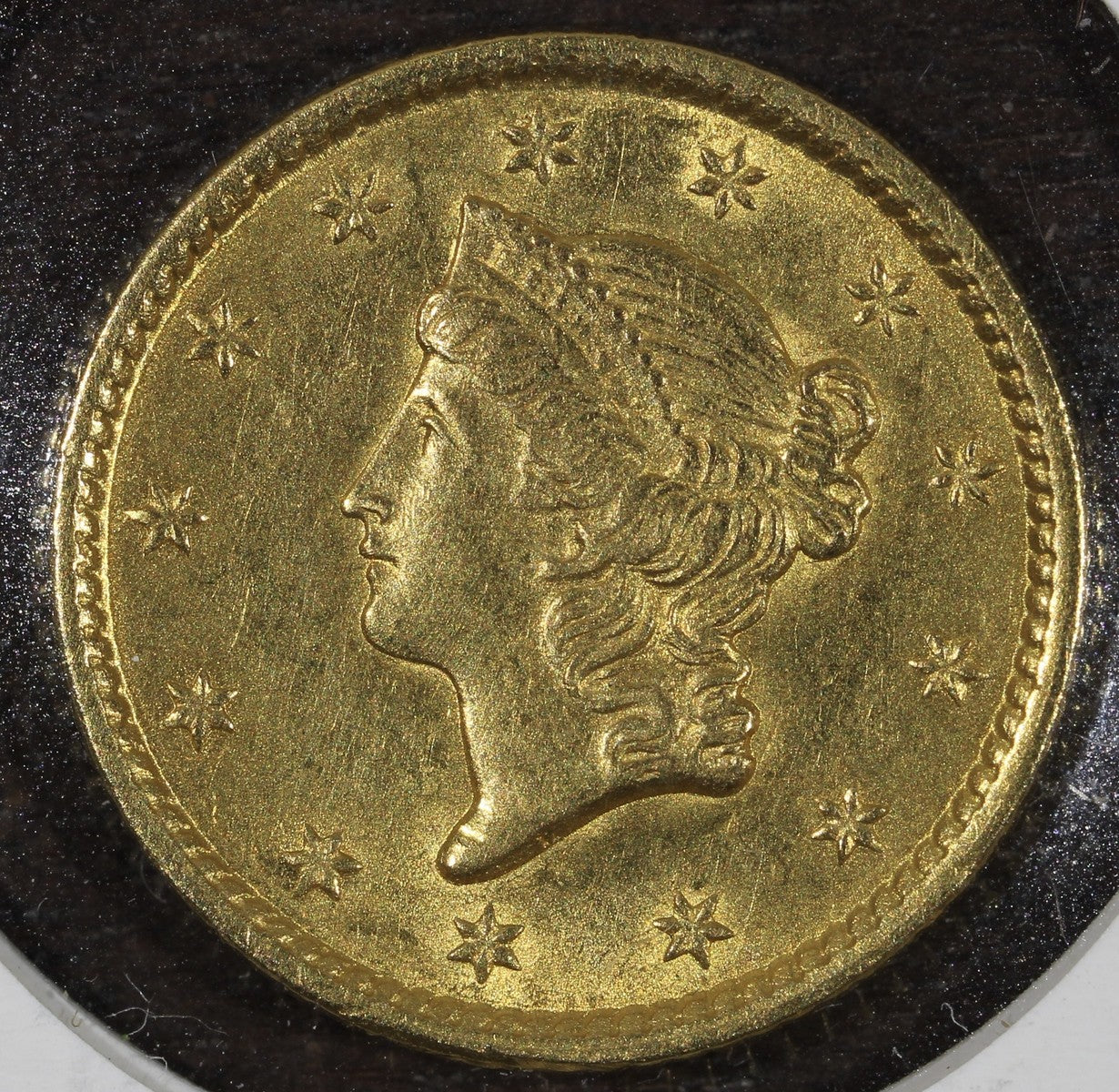 1852 Type 1 Liberty Head Gold Dollar G$1 BU Uncirculated