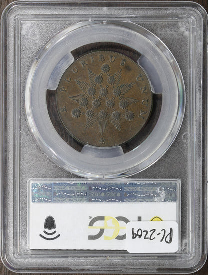 1790s (MS61BN) Kentucky Token Plain Edge 1/2P PCGS