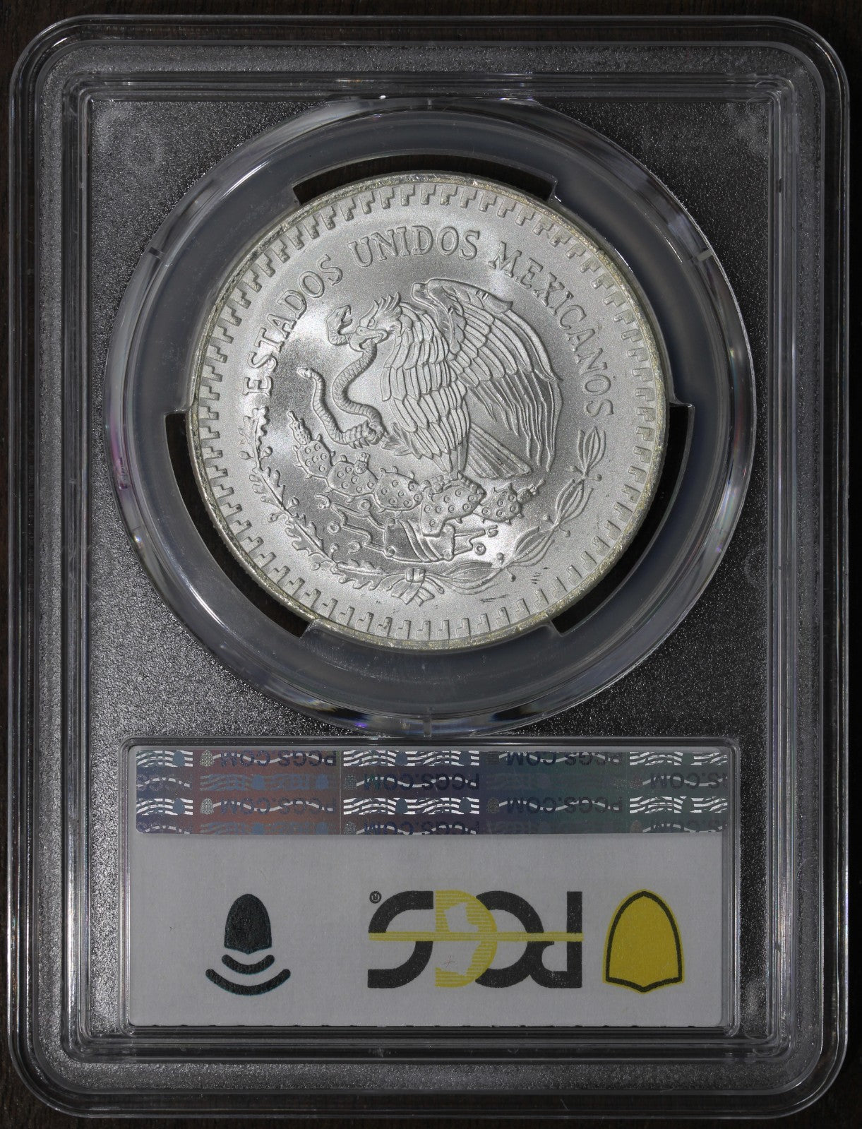 1991-Mo (MS68) Type 2 Mexico 1 oz Silver Libertad Onza PCGS - KEY DATE