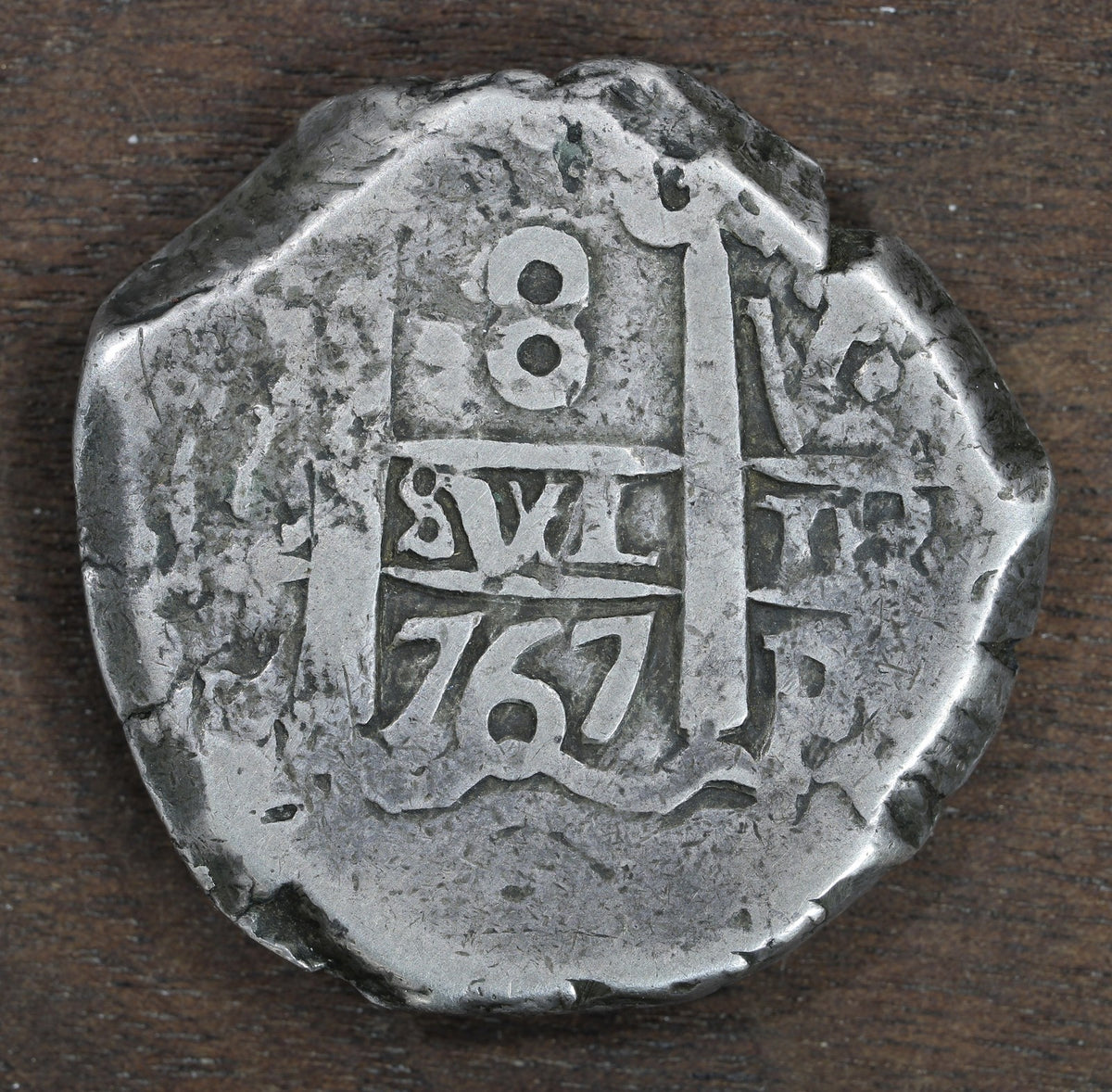 1767 Bolivia Cob Silver 8 Reales - 26.9g