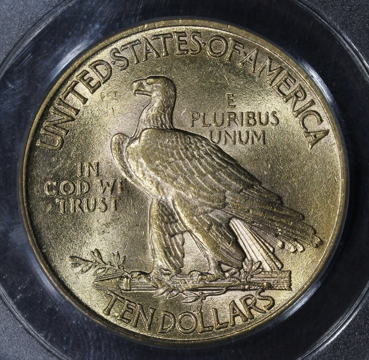 1911 (AU58 CAC) Indian Head Gold Eagle $10 PCGS OGH