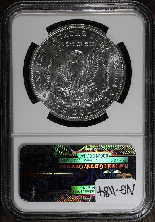 1894 (MS63) Morgan Silver Dollar $1 NGC - KEY DATE 1894-P