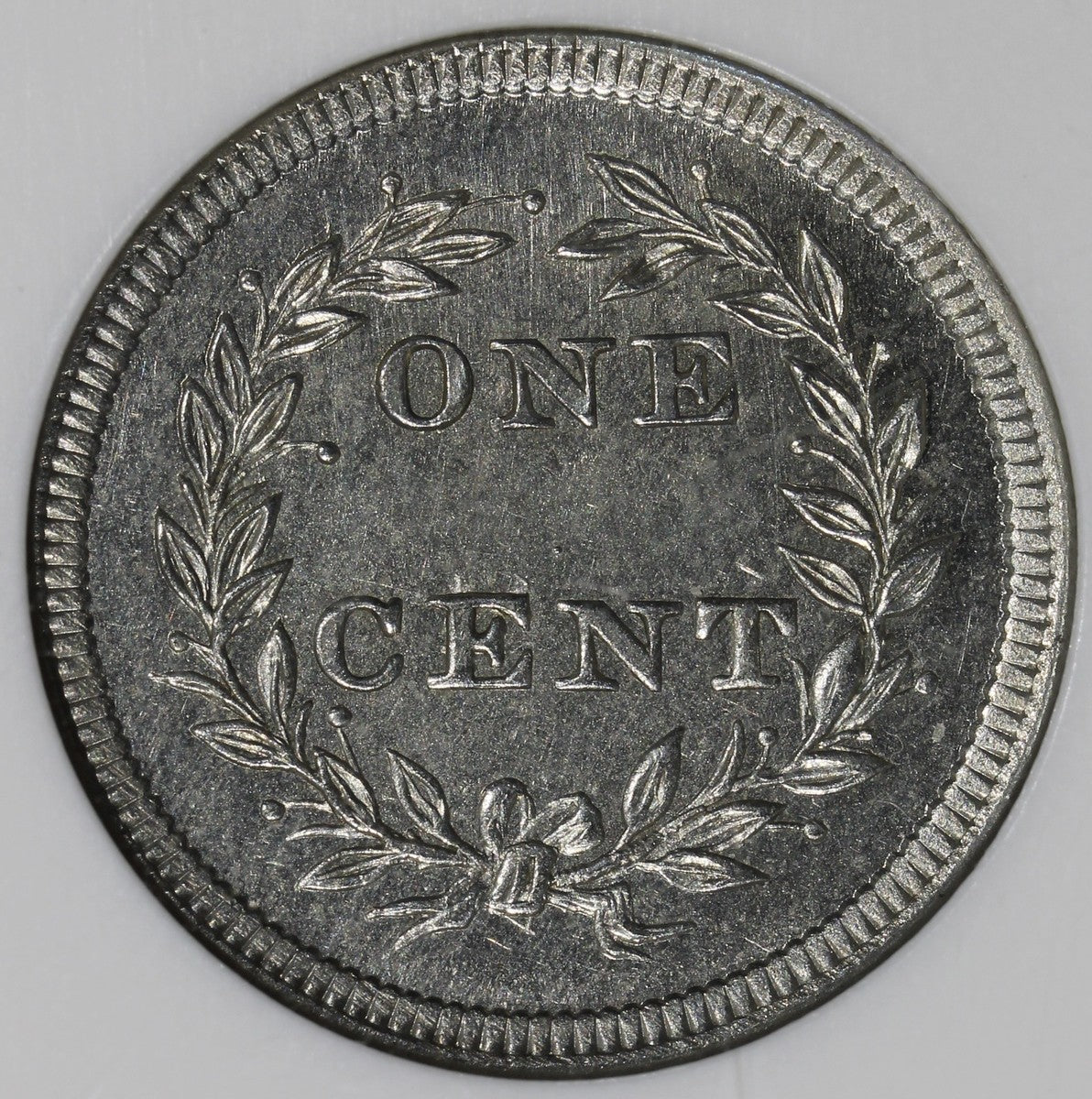 1853 (PF63) Proof Copper Nickel Cent Pattern 1C NGC - Judd 150