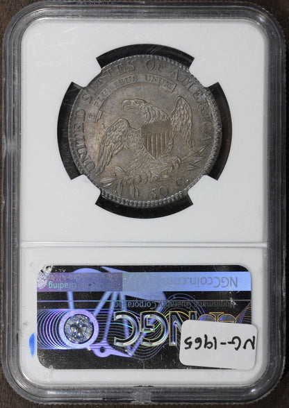 1818/7 (MS64) Capped Bust Half Dollar 50C NGC - Large 8, O-101A