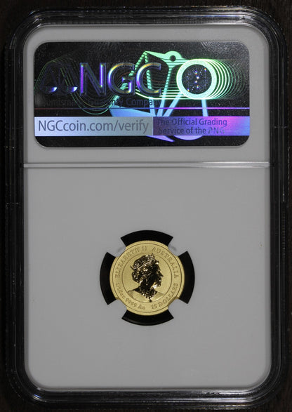 2020-P (MS69) Australia Year of the Mouse 1/10 oz Gold $5 NGC - Lunar Series