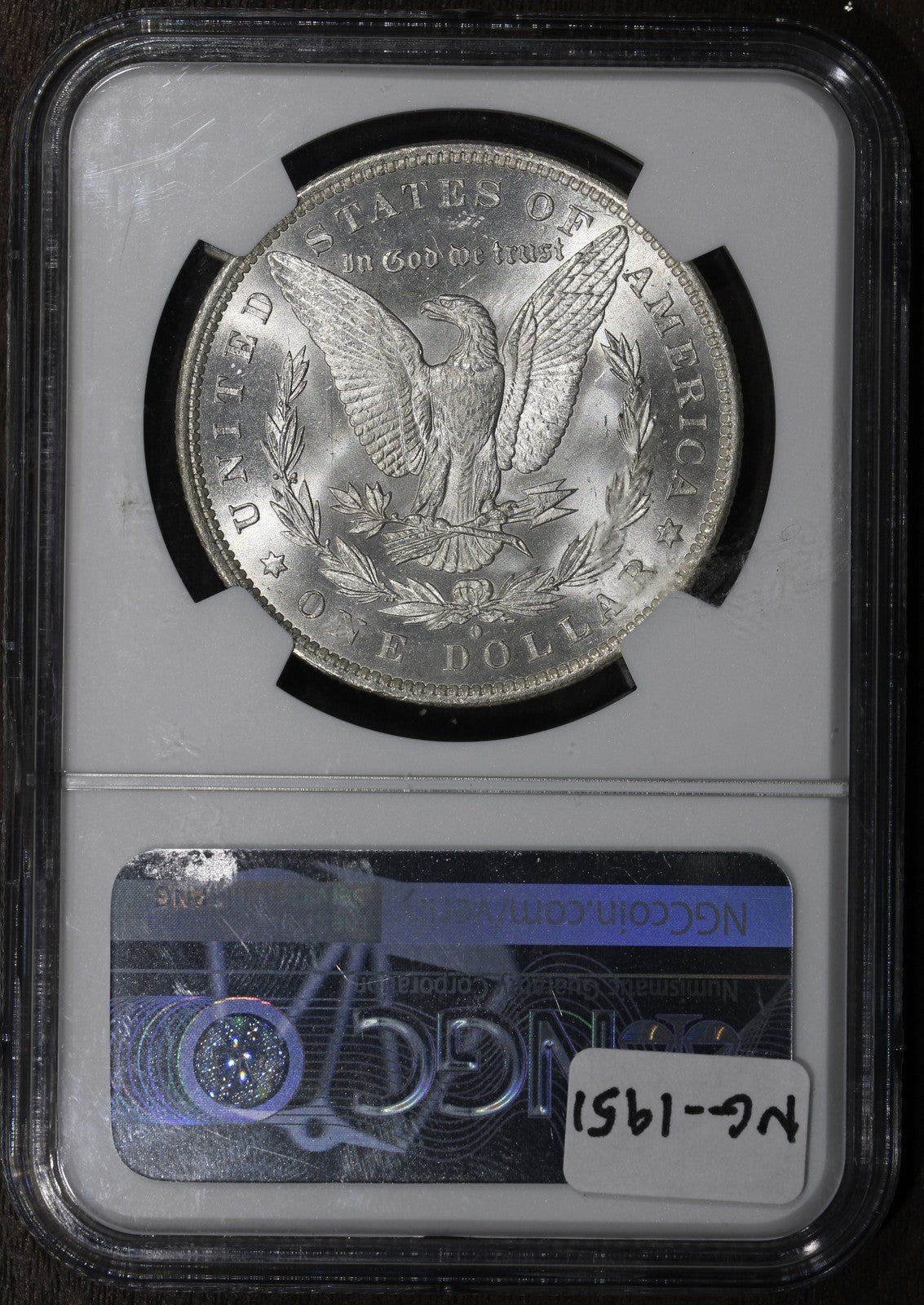 1884-O (MS67) Morgan Silver Dollar $1 NGC - Superb Gem