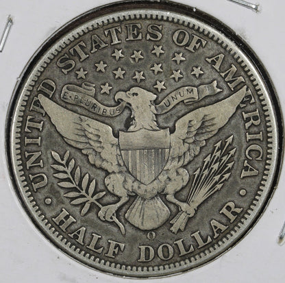 1908-O Barber Half Dollar 50C VF - Better Date