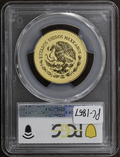 2023-Mo (PR70) Reverse Proof 1/2 oz Gold Mexico Libertad PCGS Low Mintage