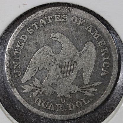 1840-O Seated Liberty Quarter 25C F - Early Lower Mintage Coin