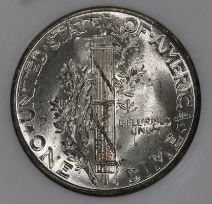 1944 (MS66FB CAC) Mercury Dime 10C NGC FATTY Old Holder