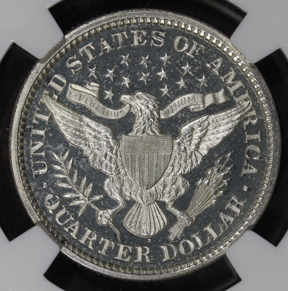 1893 (PF67 CAMEO) Proof Barber Quarter 25C NGC - Great Contrast