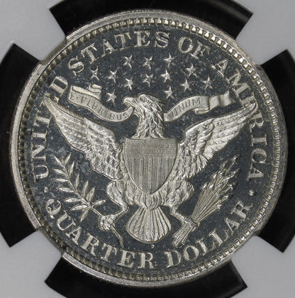 1893 (PF67 CAMEO) Proof Barber Quarter 25C NGC - Great Contrast