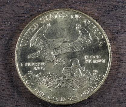 1988 $25 1/2 Oz American Gold Eagle - BU Uncirculated Key Date