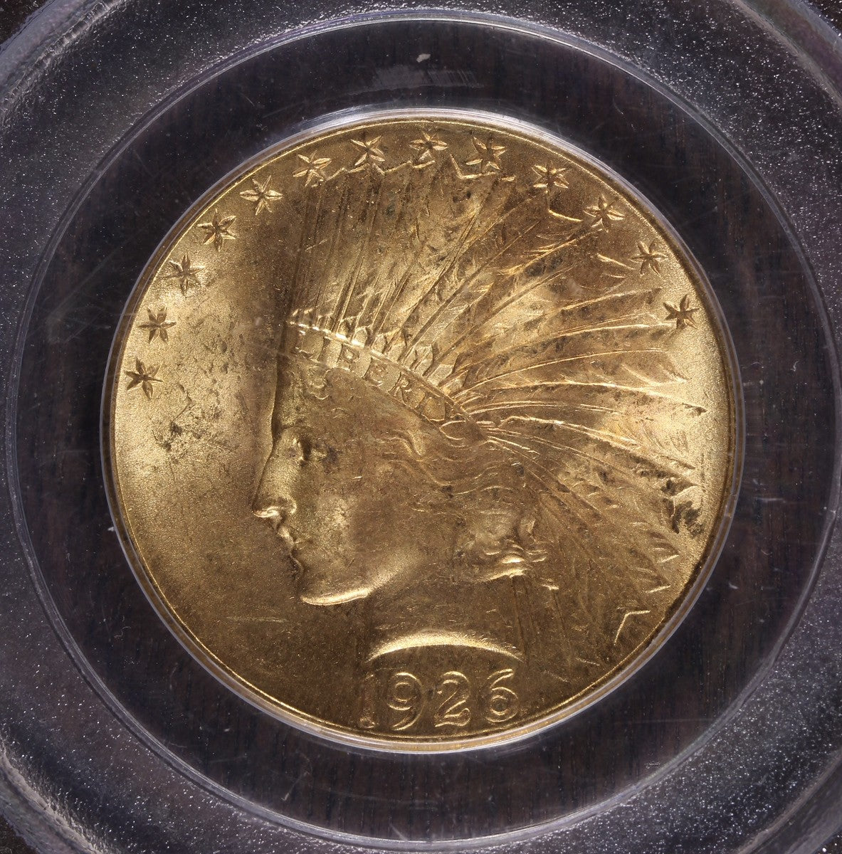 1926 (MS62 CAC) Indian Head Gold Eagle $10 PCGS OGH