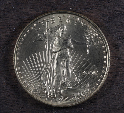 2000 $25 1/2 Oz American Gold Eagle - BU Uncirculated Key Date