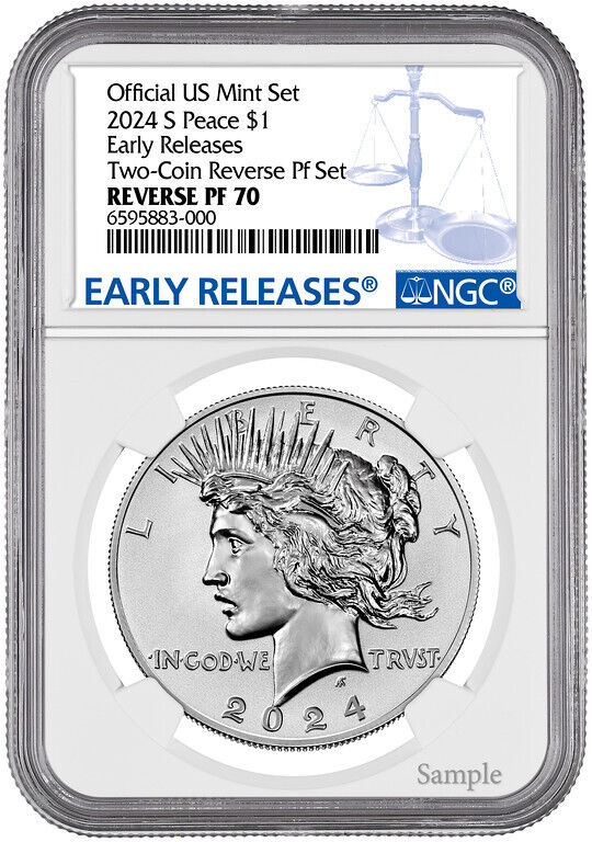 2024-S (RP70) Reverse Proof Morgan & Peace Dollars NGC ER Early Releases