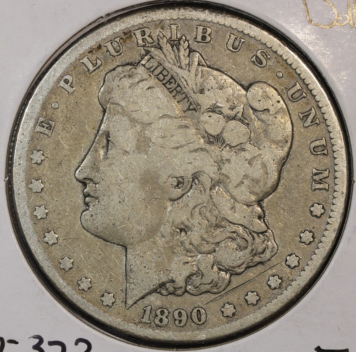 1890-CC Morgan Silver Dollar $1 F - Better Date