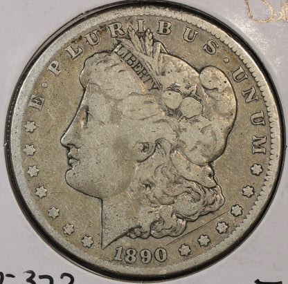 1890-CC Morgan Silver Dollar $1 F - Better Date