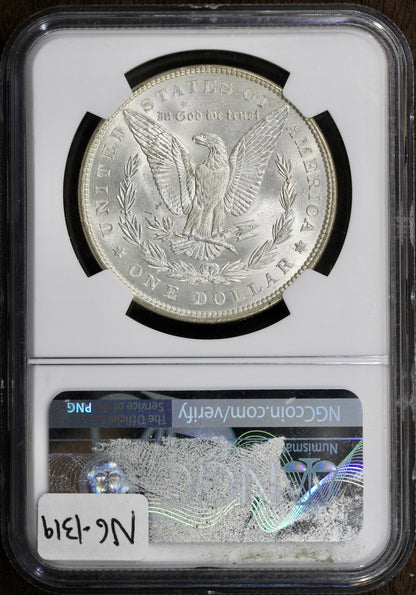 1897 (MS66) Morgan Silver Dollar $1 NGC - Premium GEM