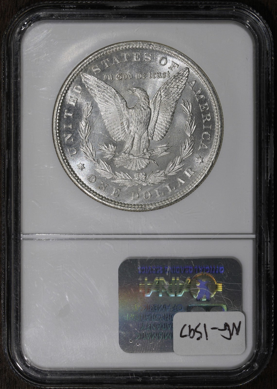 1879-S (MS67 CAC) Morgan Silver Dollar $1 NGC - Prooflike Obverse