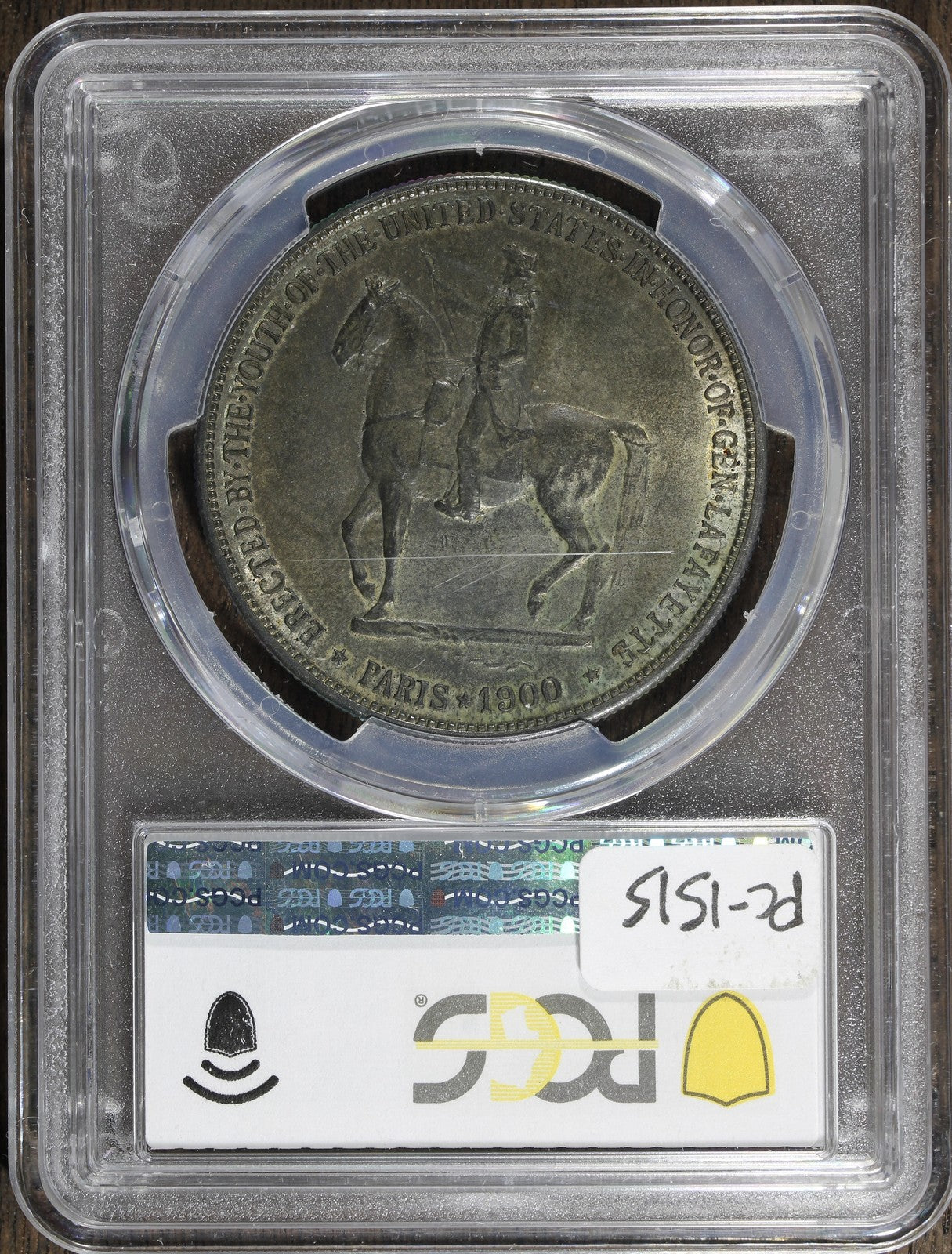 1900 (AU58) Lafayette Commemorative Silver Dollar $1 PCGS - Original!